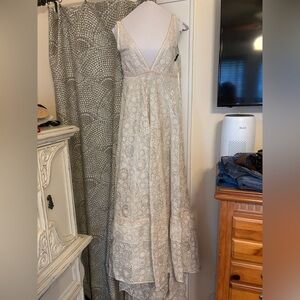 LoveShackFancy Devyn Gown Sample Size Small